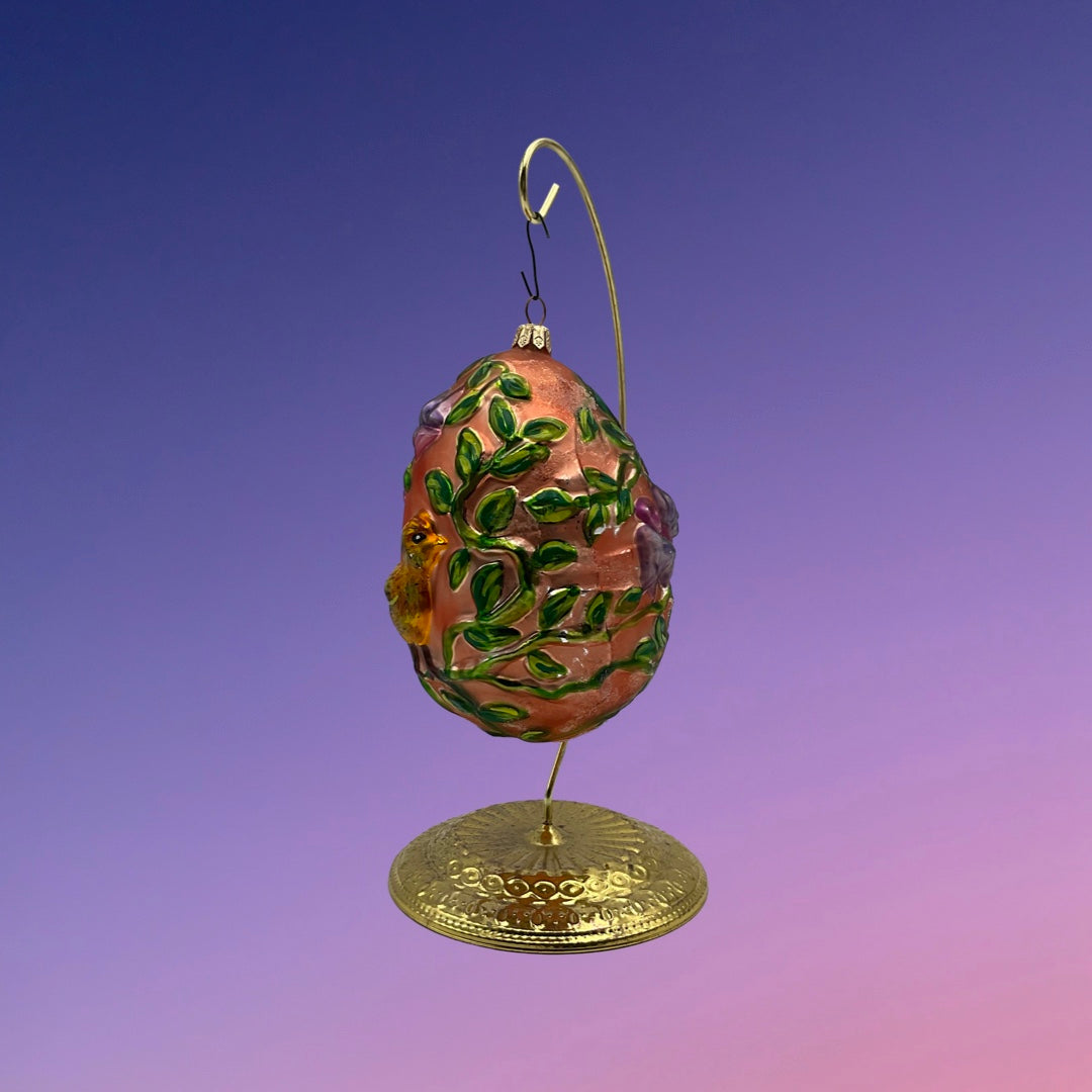Radko Easter Egg Chick Blown Glass Ornament (5")