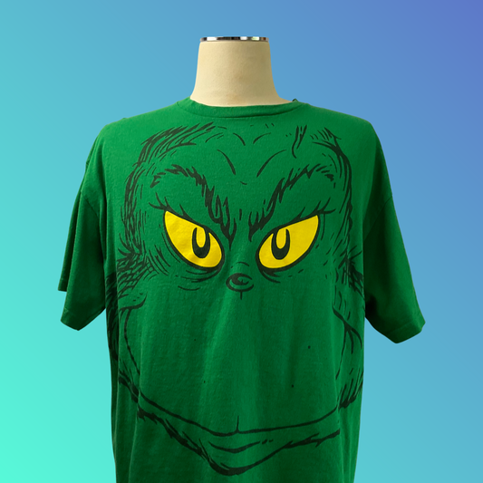 Dr. Seuss 75 Years of Imagination! Grinch Green T-Shirt (XL)