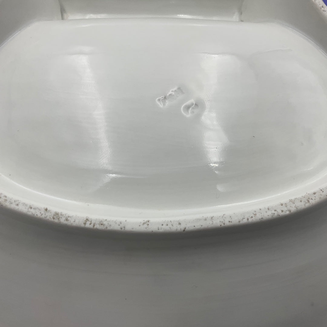 Fischer and Mieg Handled Porcelain Dish *REPAIRED*