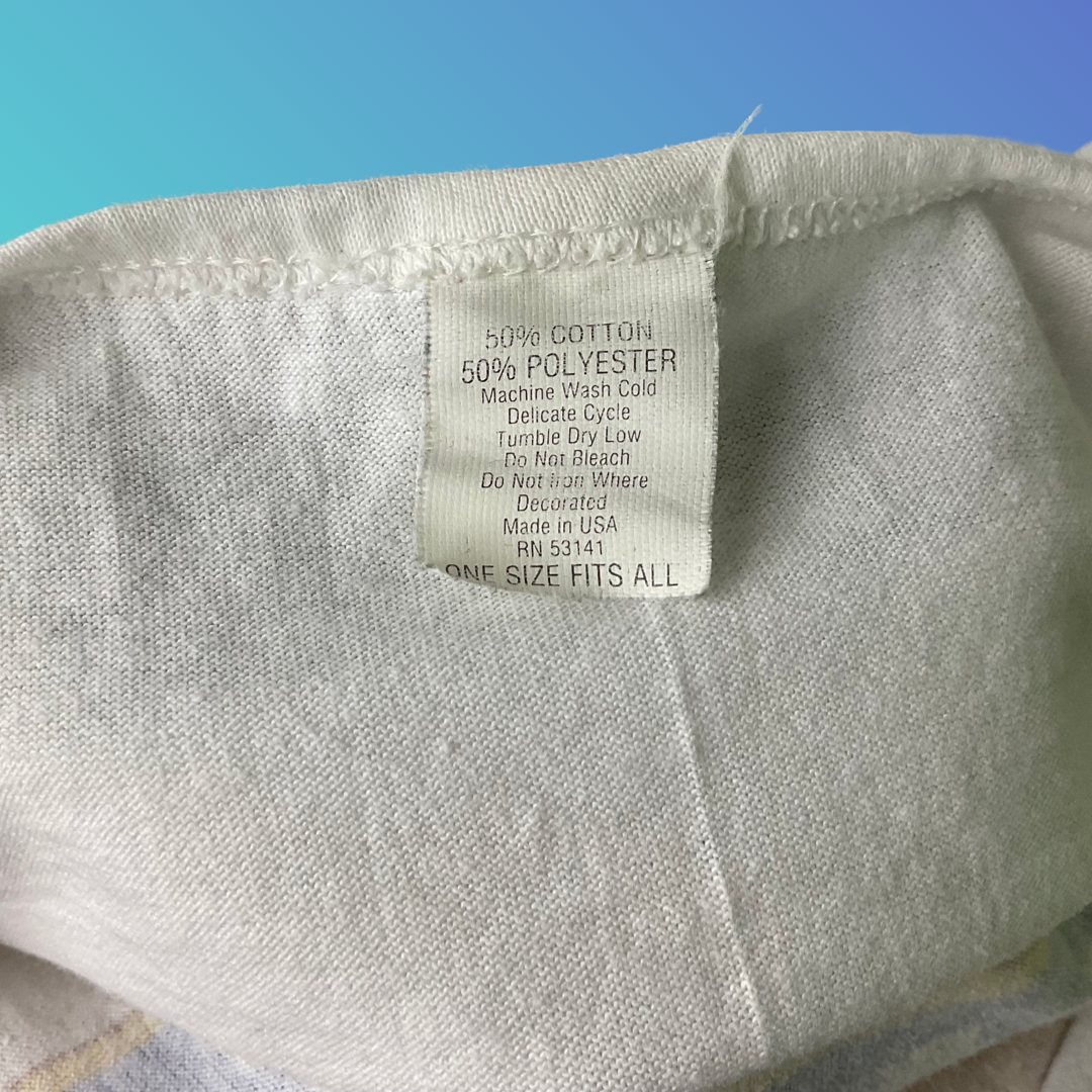 Vintage Camel "Felices 500, Americas!" White Tank Top (One Size) (1992)