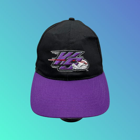 MiLB Winston-Salem Dash “W-S” Purple Bill Black Hat