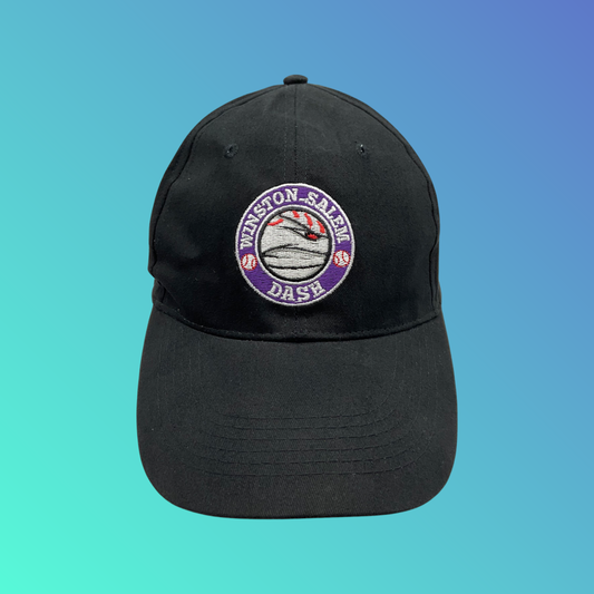 MiLB “Winston-Salem Dash” Medallion Logo Black Hat