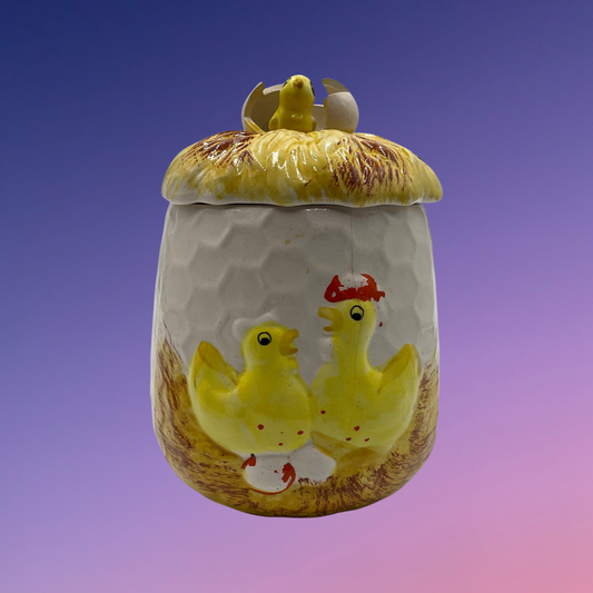 Sears Chicken Little 9" Ceramic Canister (1976)