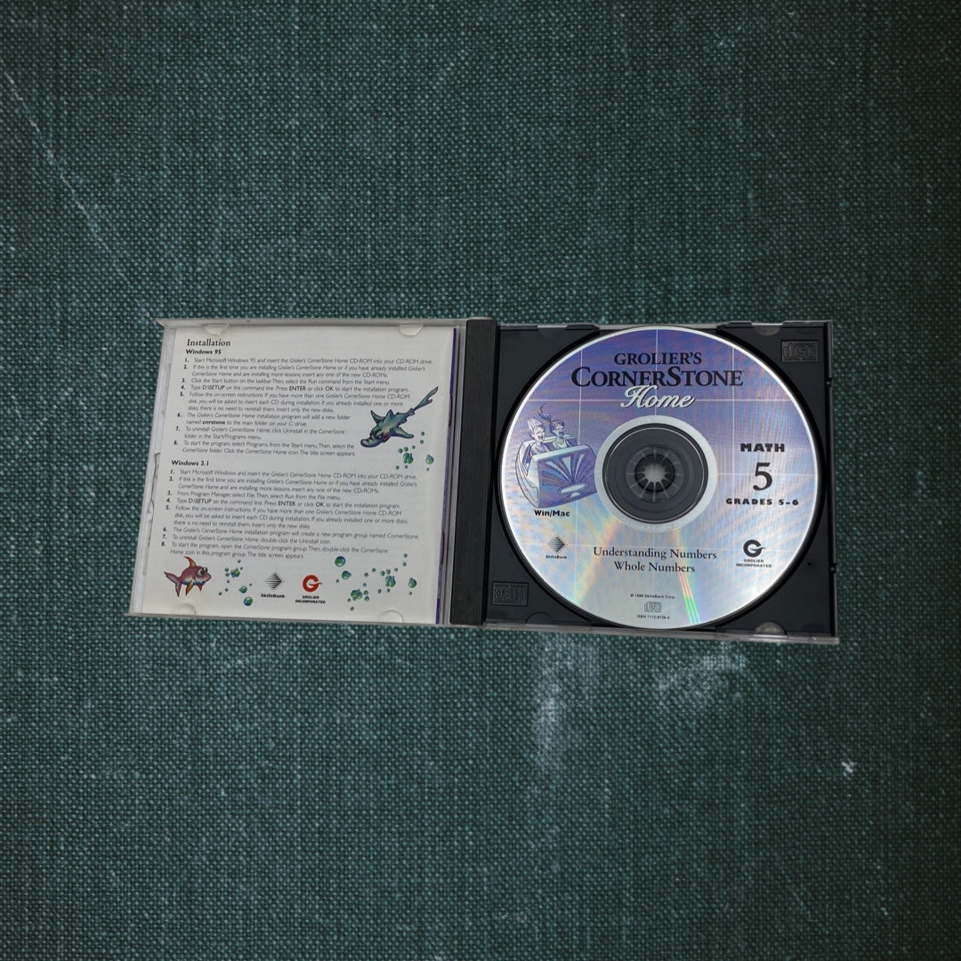 Grolier's CornerStone Home Math Grades 5-6 #5 (CD-ROM)