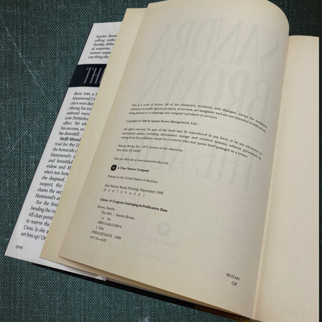 The Alibi by Sandra Brown (1999)
