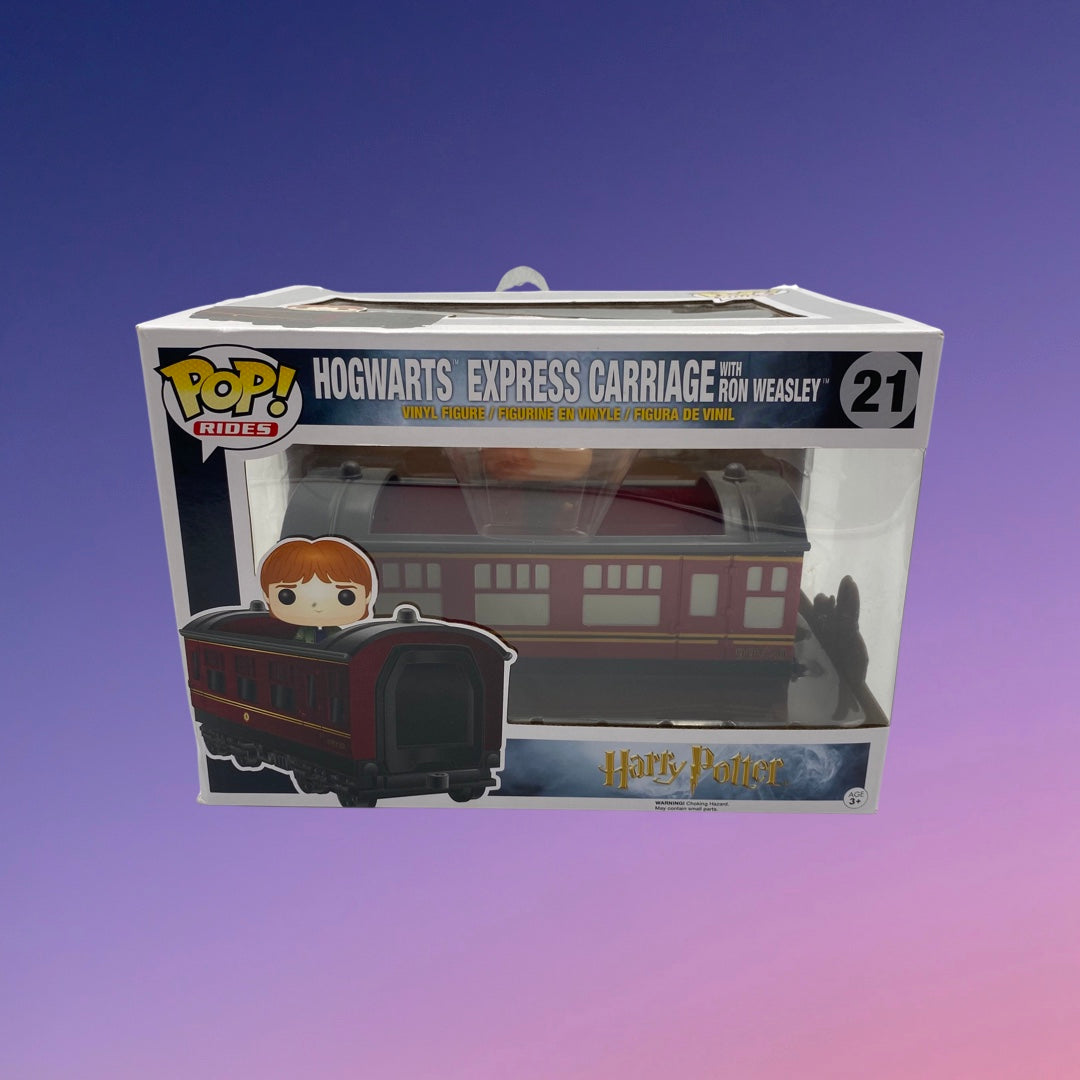 Funko Pop! Harry Potter: Hogwarts Express Carriage with Ron Weasley (2 –  Revolve Estate Liquidation