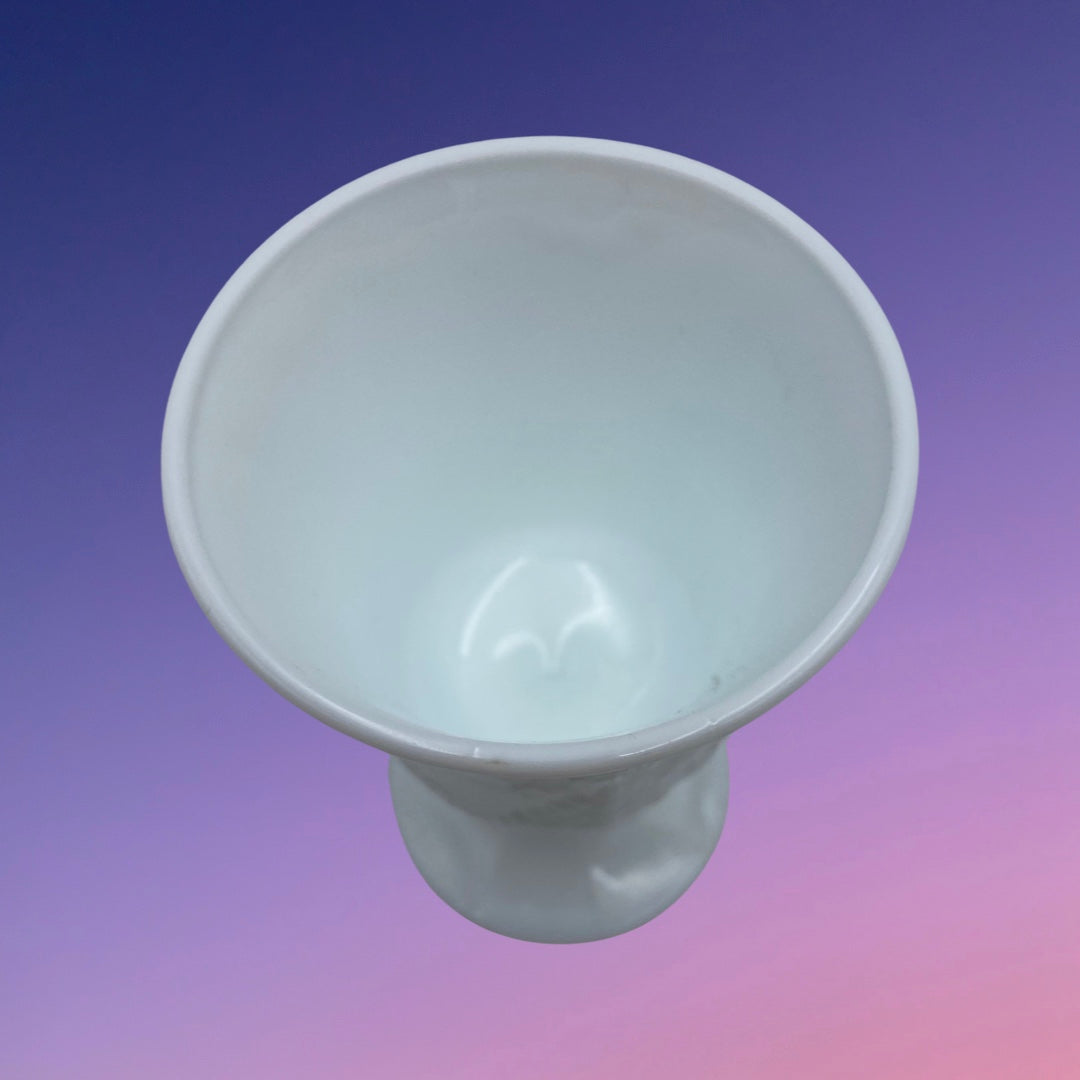 Colony Harvest Milk Glass Water Goblet