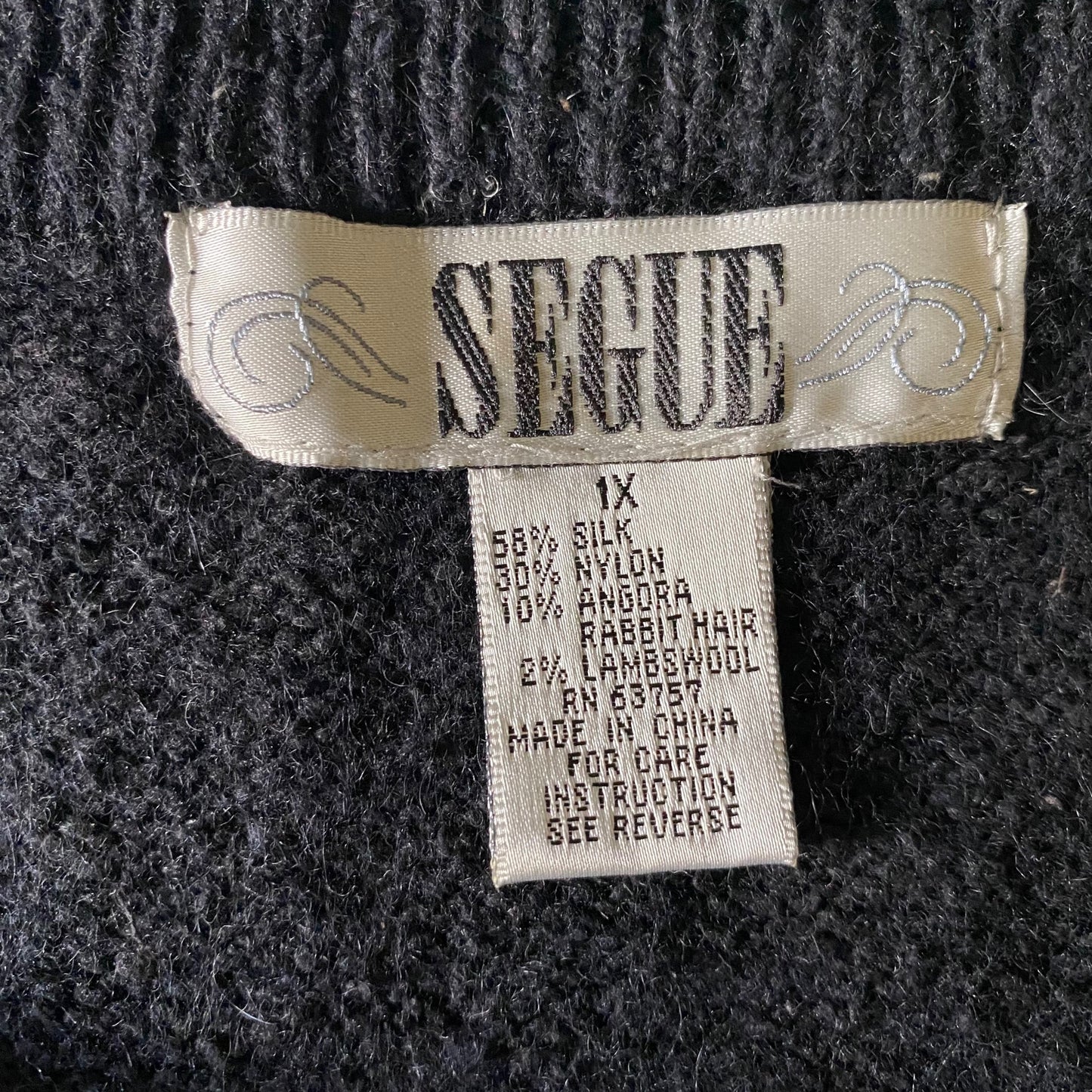 Segue Black Skirt (1X)