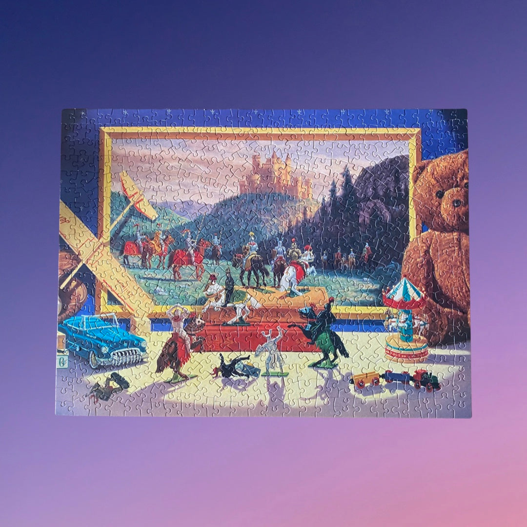 Great American Puzzle Factory Enchanted Knights Jigsaw Puzzle (550+ pcs)