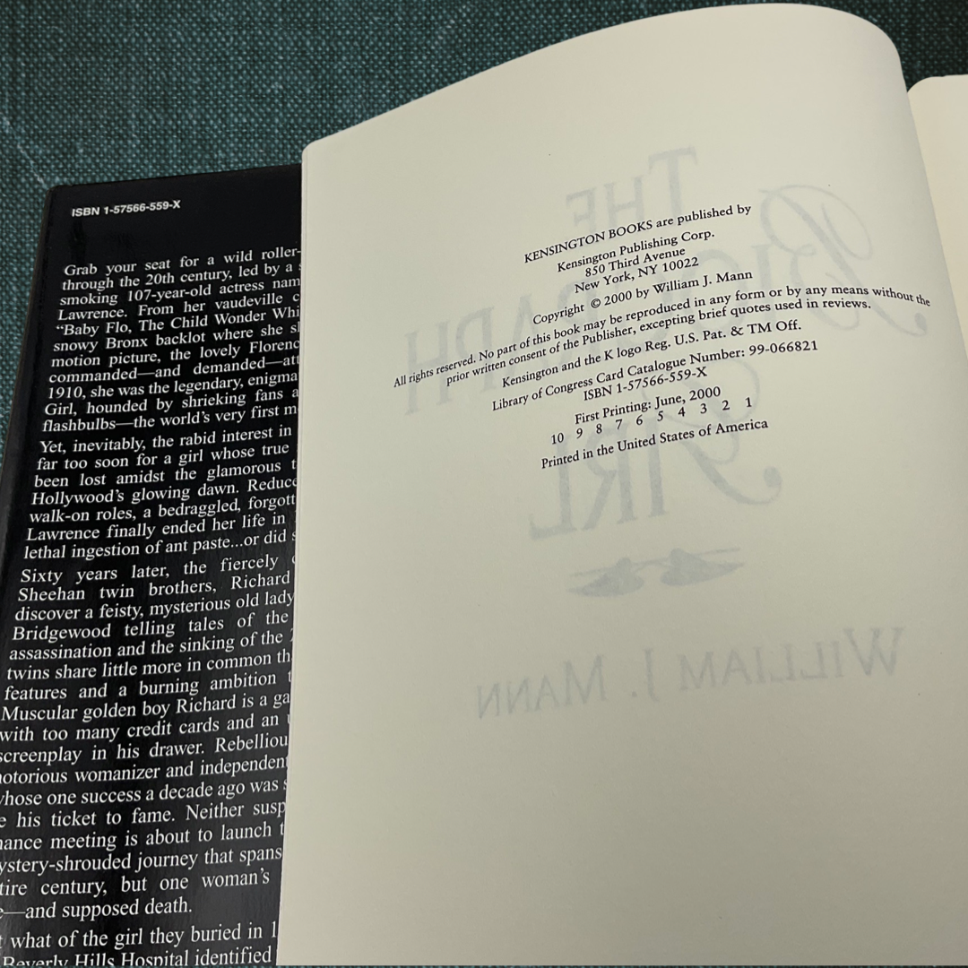 The Biograph Girl by William J. Mann (2000)