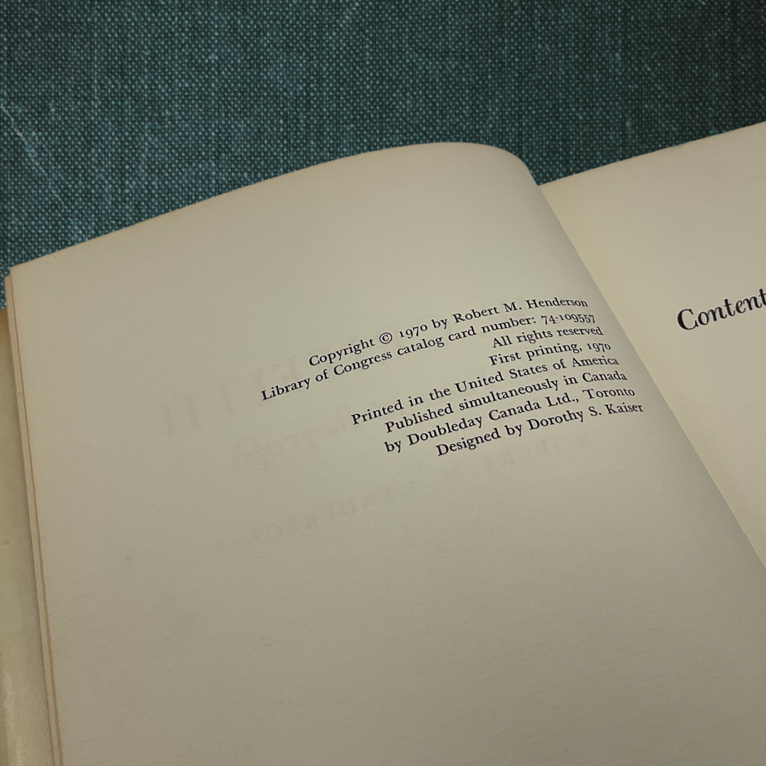 D.W. Griffith: The Years at Biograph by Robert M. Henderson (1970)