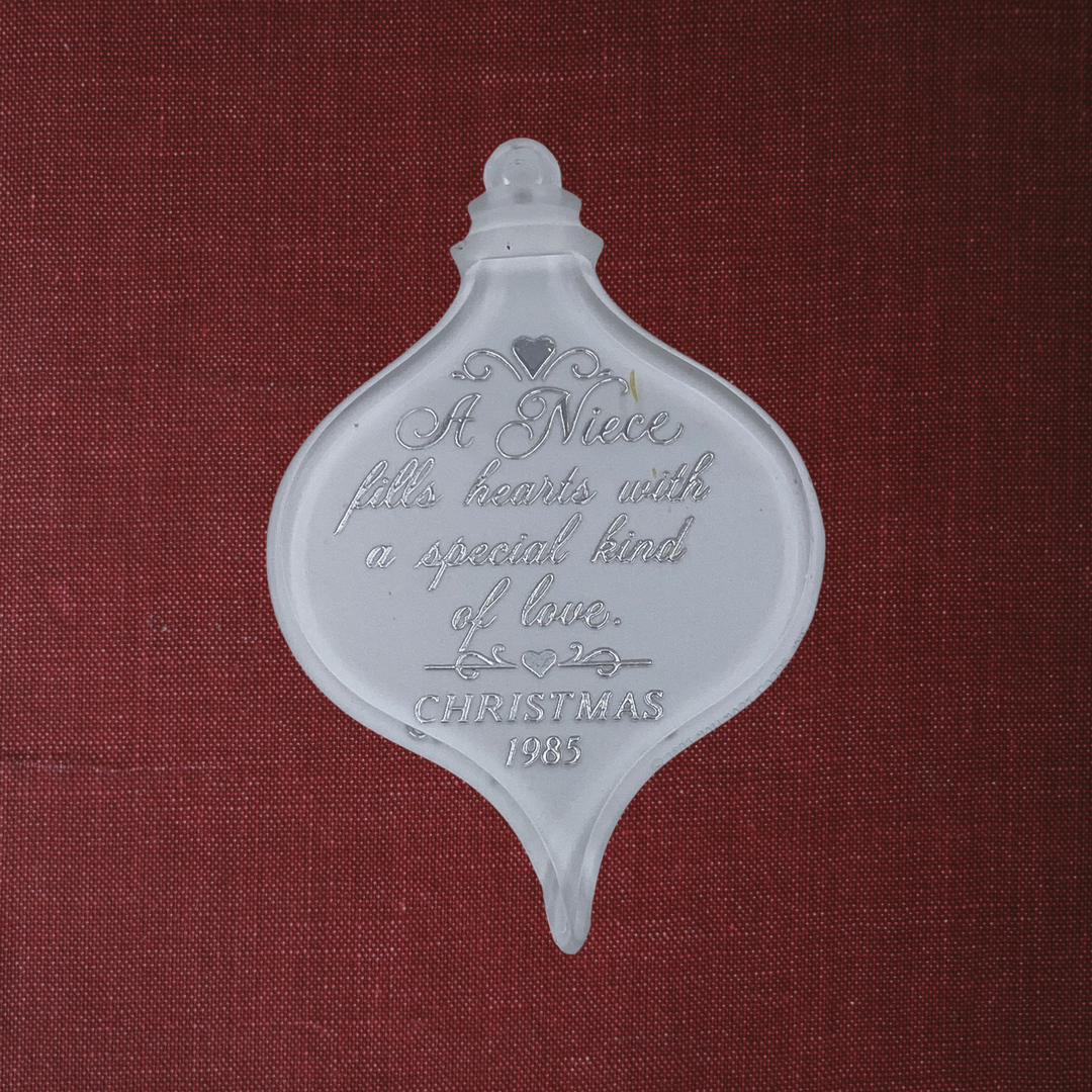 Hallmark Niece Keepsake Ornament (1985)