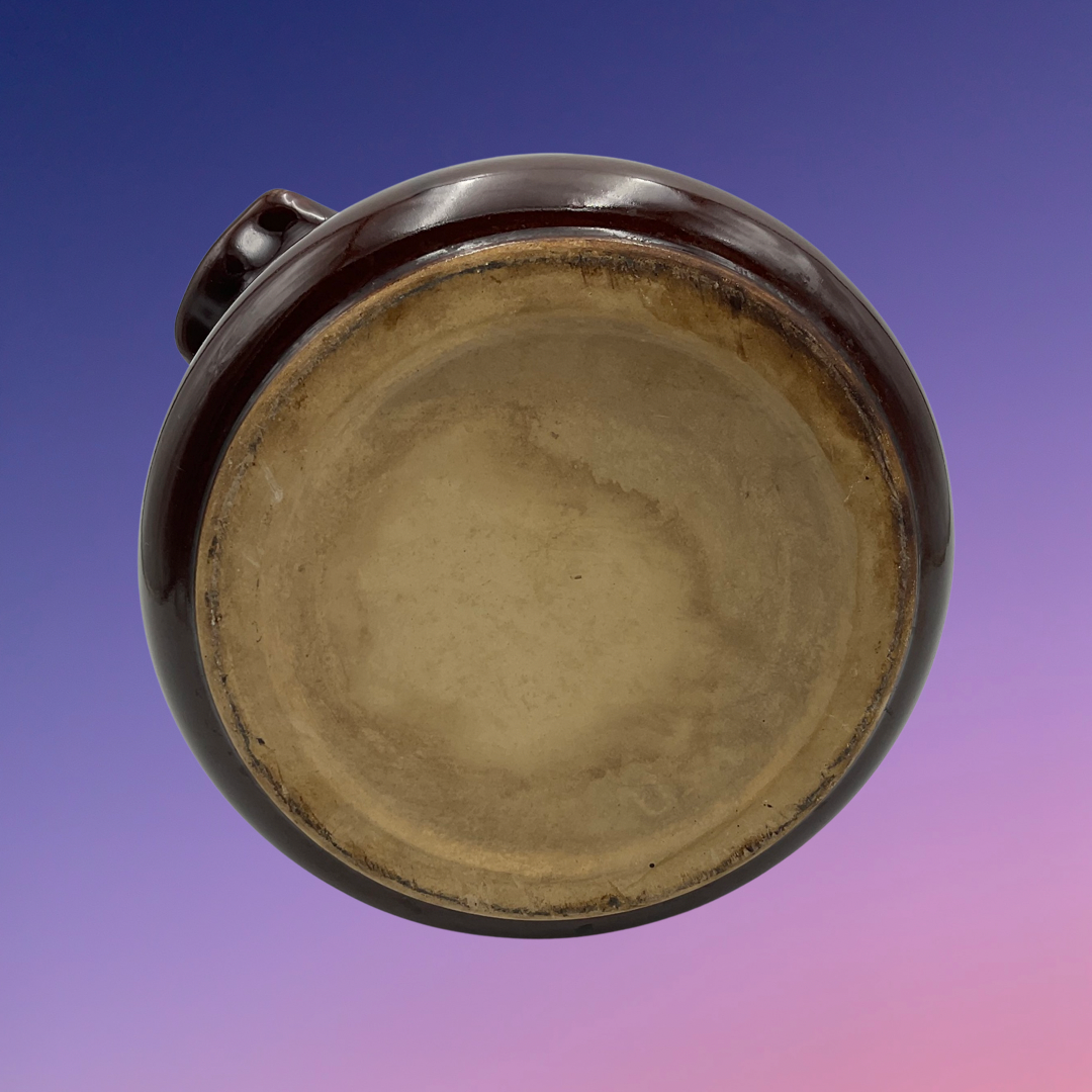 Glazed Stoneware Bean Pot (USA)