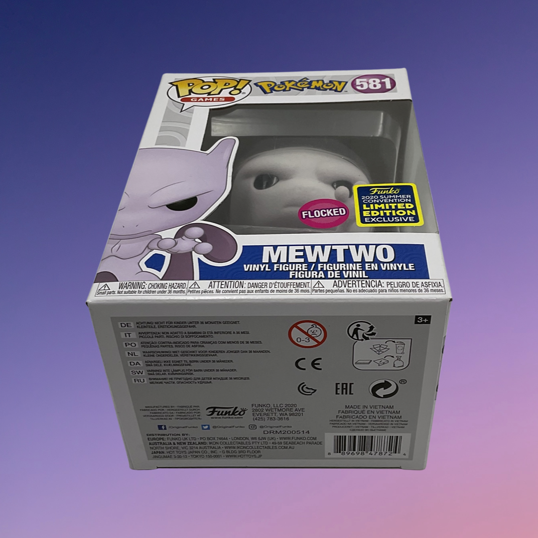Funko Pop! Pokemon: Mewtwo - Flocked (581)