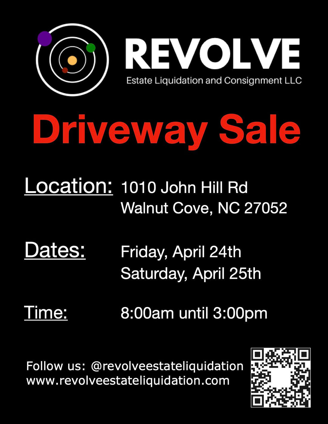 Driveway Sale in Walnut Cove (April 2026)