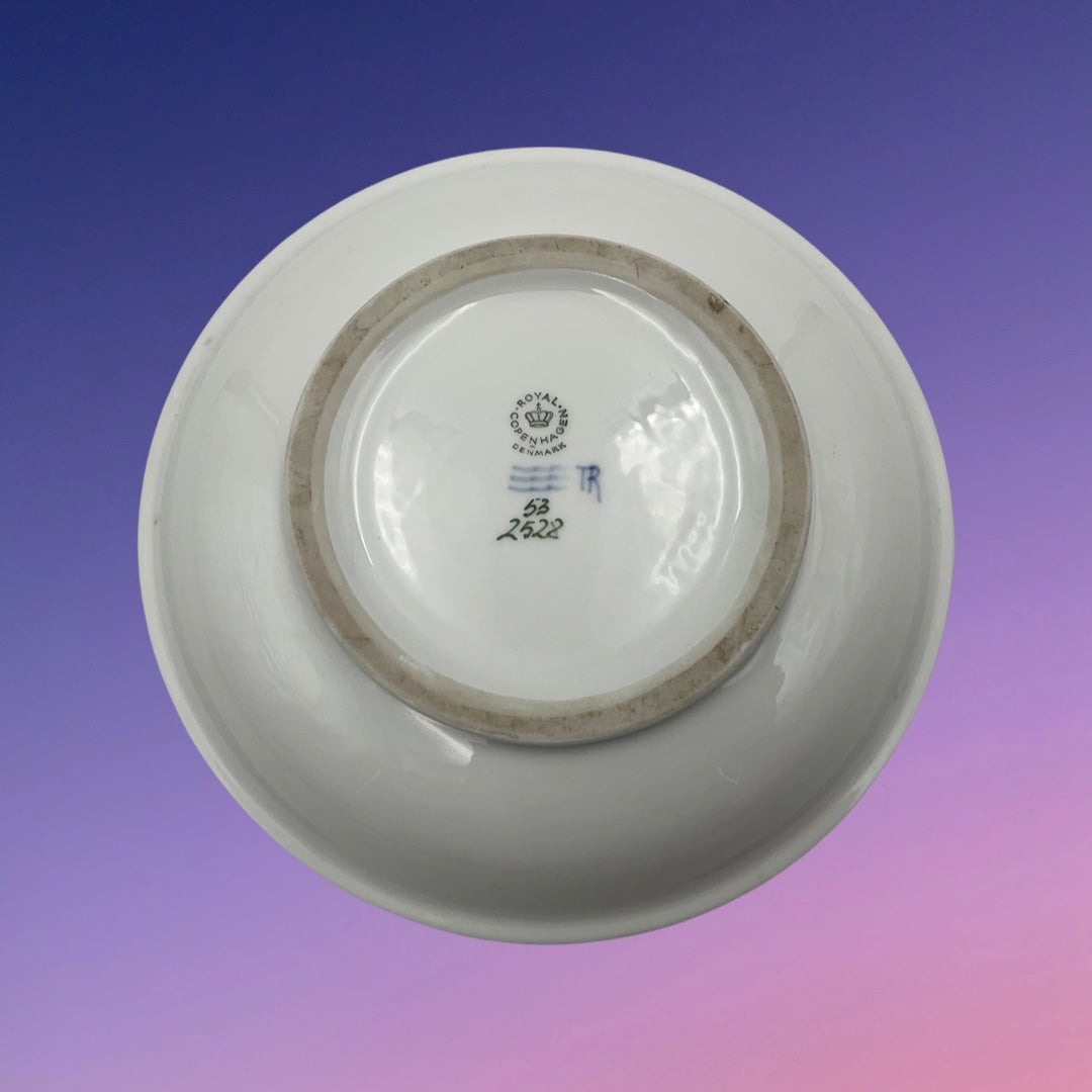 Royal Copenhagen Bowl with White Floral (53/2528)