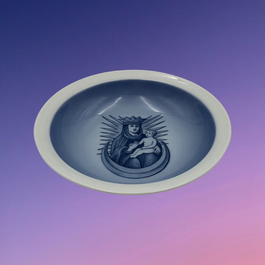 Royal Copenhagen Madonna and Child - Saeby Bank 75th Anniversary Dish