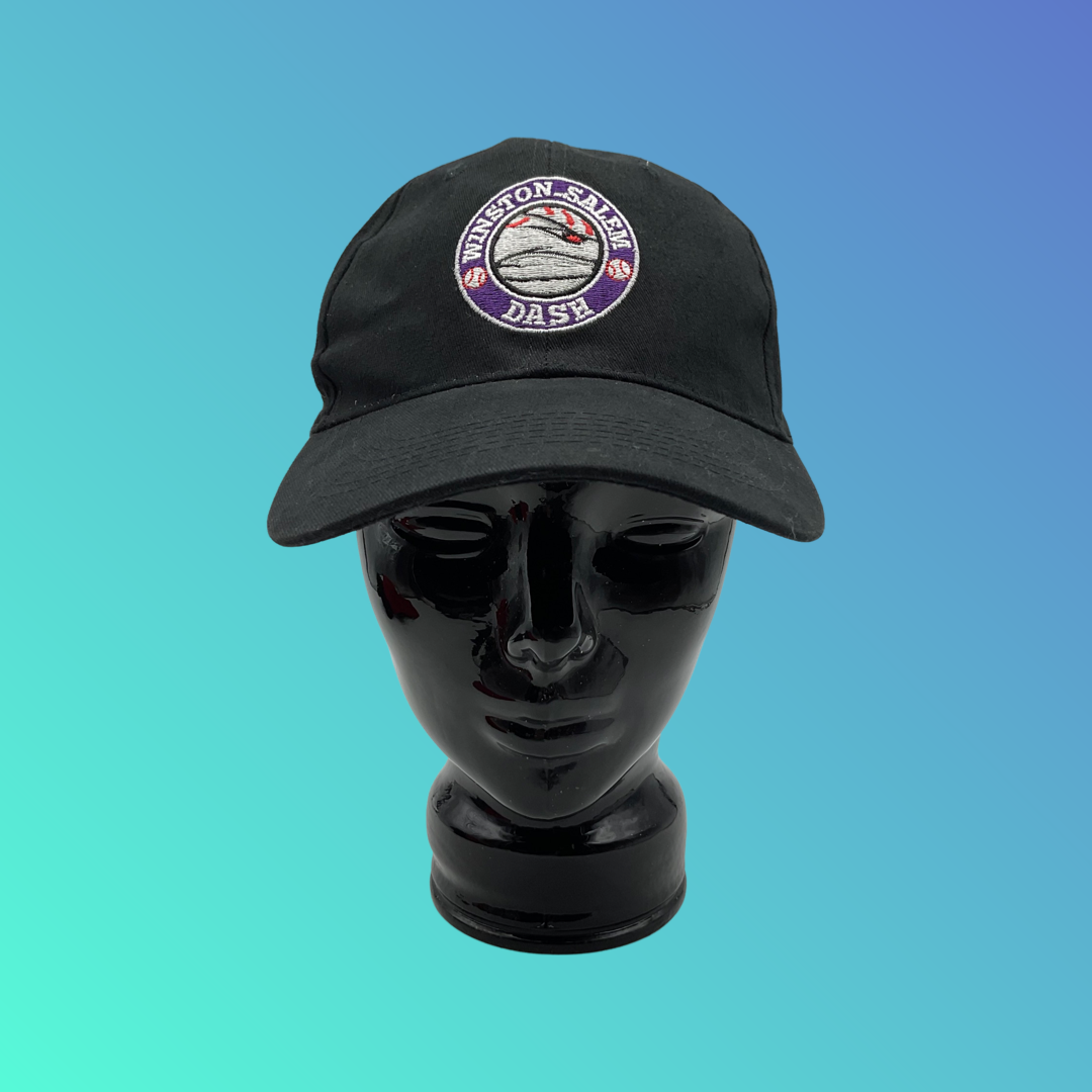 MiLB “Winston-Salem Dash” Medallion Logo Black Hat