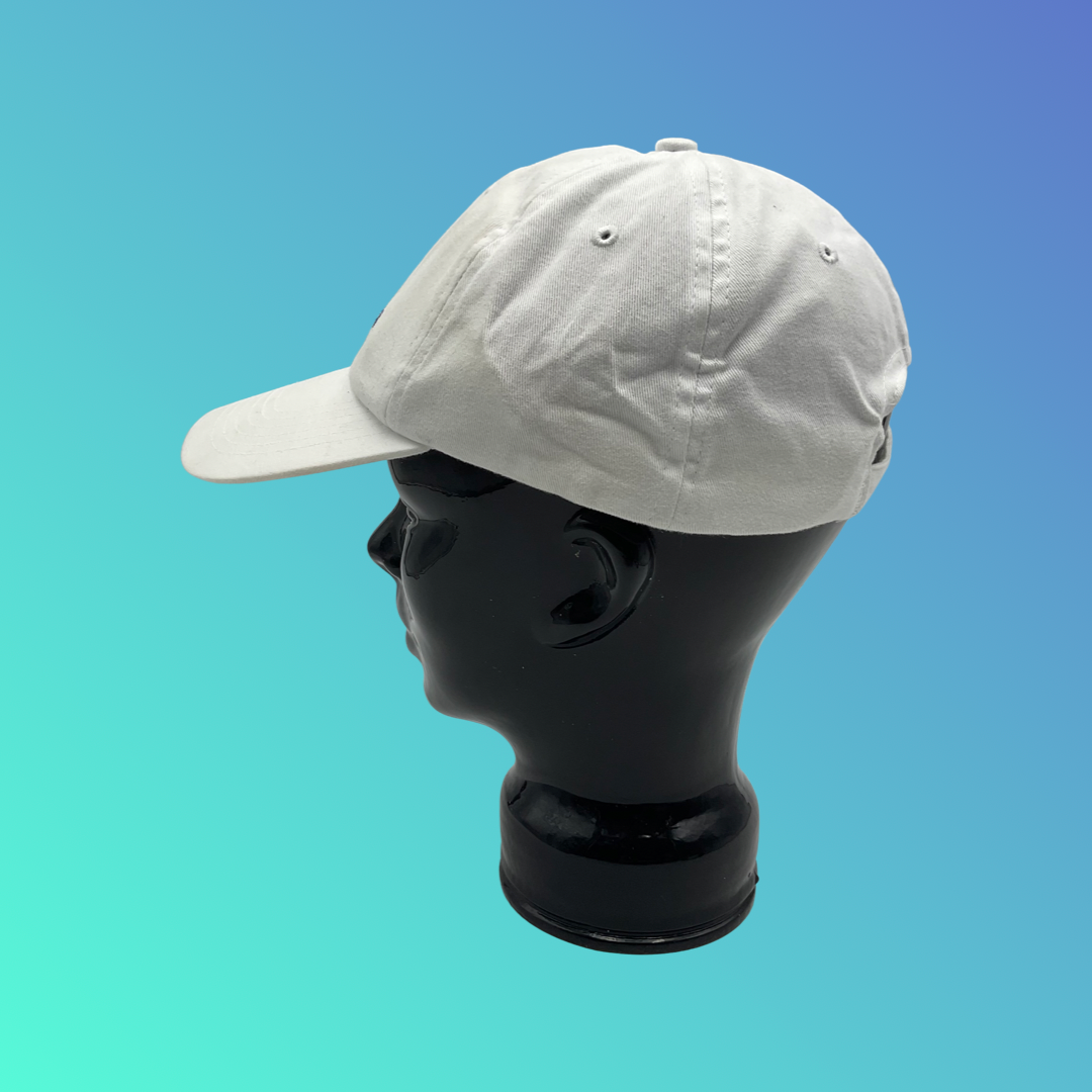 "Wachovia" White Strapback Hat