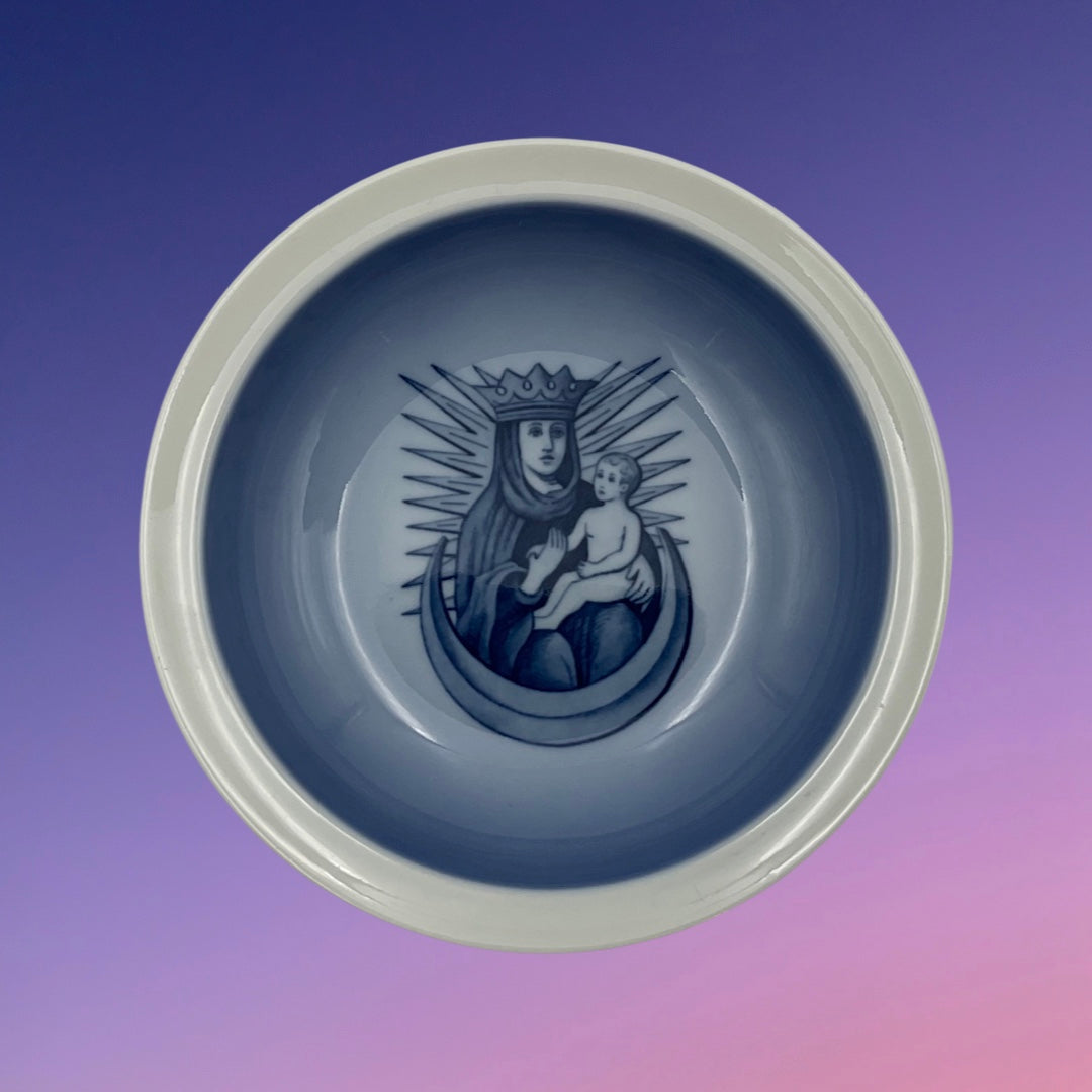 Royal Copenhagen Madonna and Child - Saeby Bank 75th Anniversary Dish