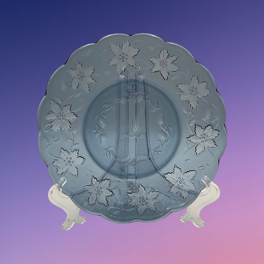 Princess House Fantasia Sapphire Luncheon Plate