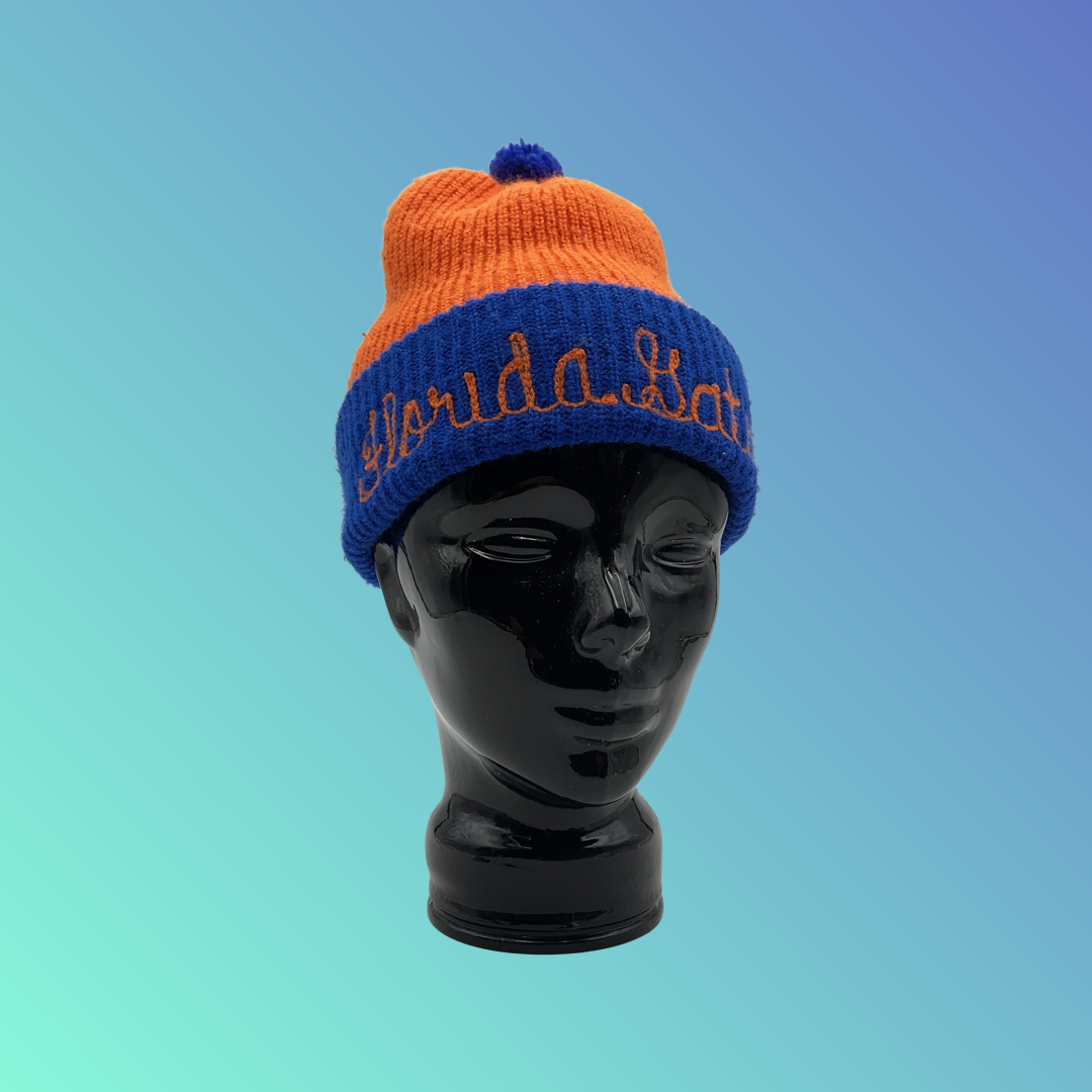 Vintage “Florida Gators” Knit Pom Beanie