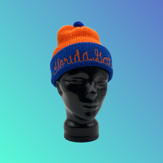 Vintage “Florida Gators” Knit Pom Beanie