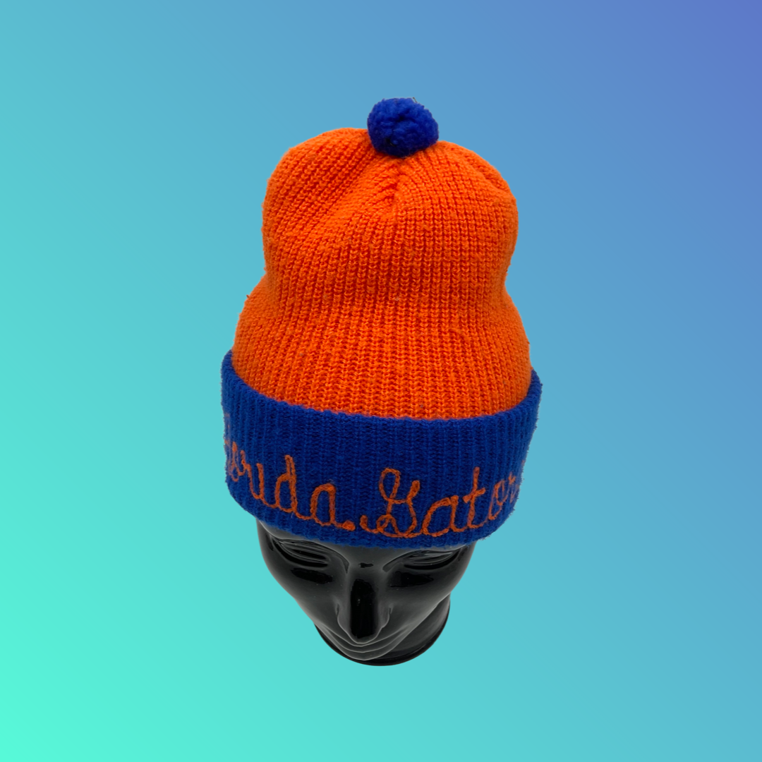 Vintage “Florida Gators” Knit Pom Beanie