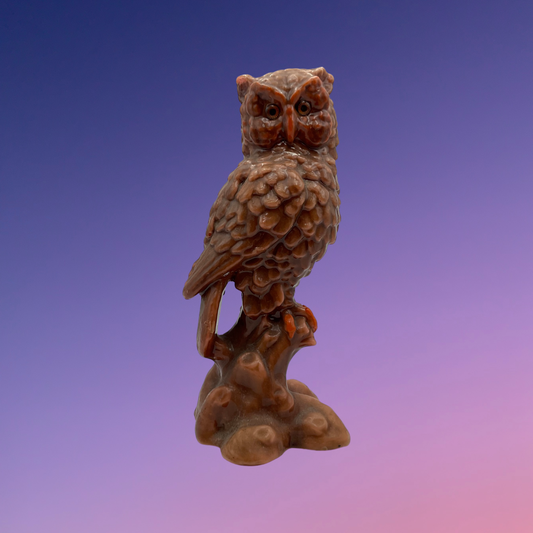 Wax Owl Candle (13")