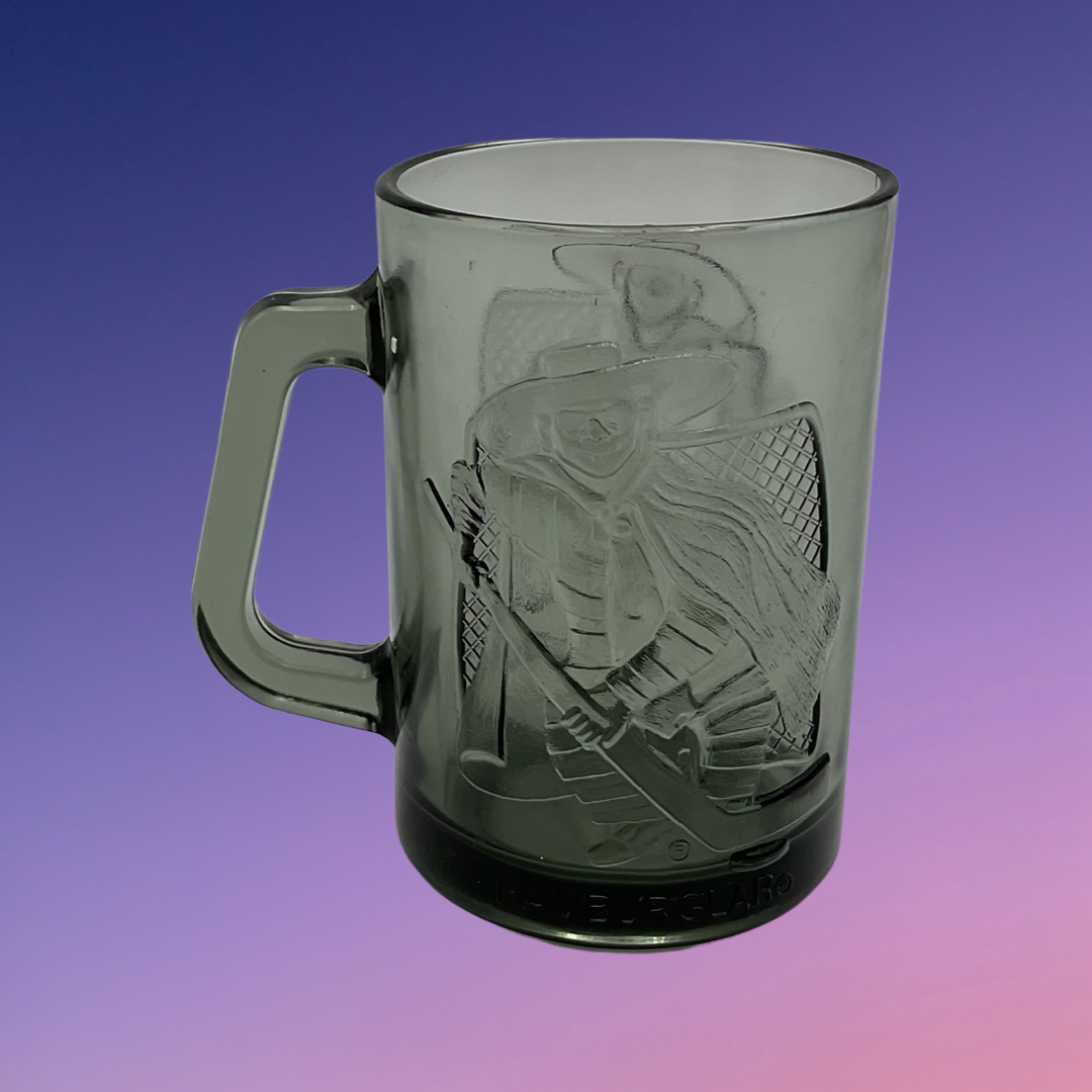 McDonalds Hamburglar Hockey Glass Mug