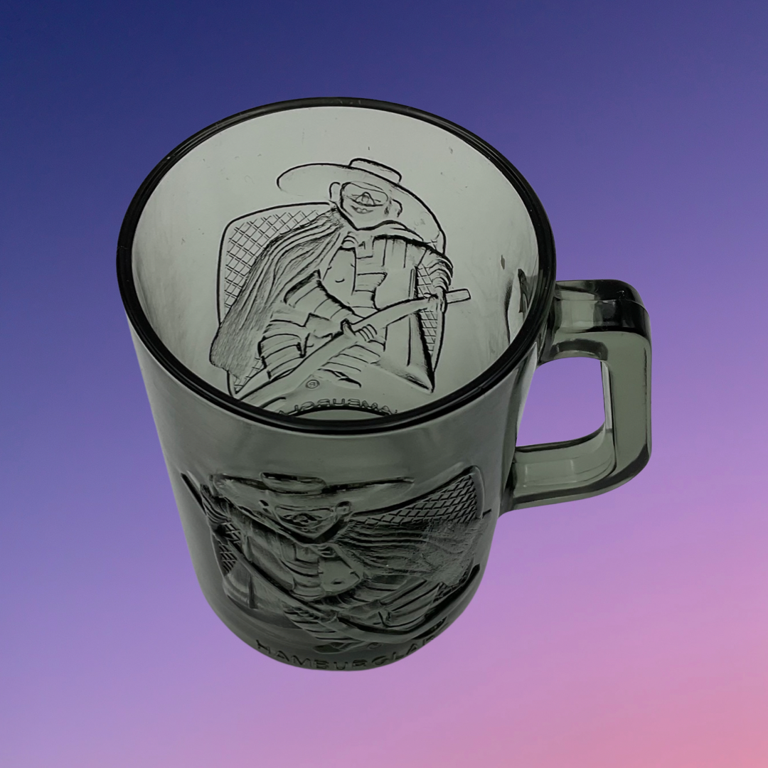 McDonalds Hamburglar Hockey Glass Mug