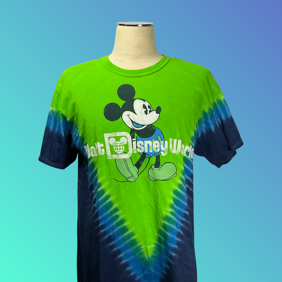 Disney Parks “Walt Disney World” Tye-Dye T-Shirt (L)