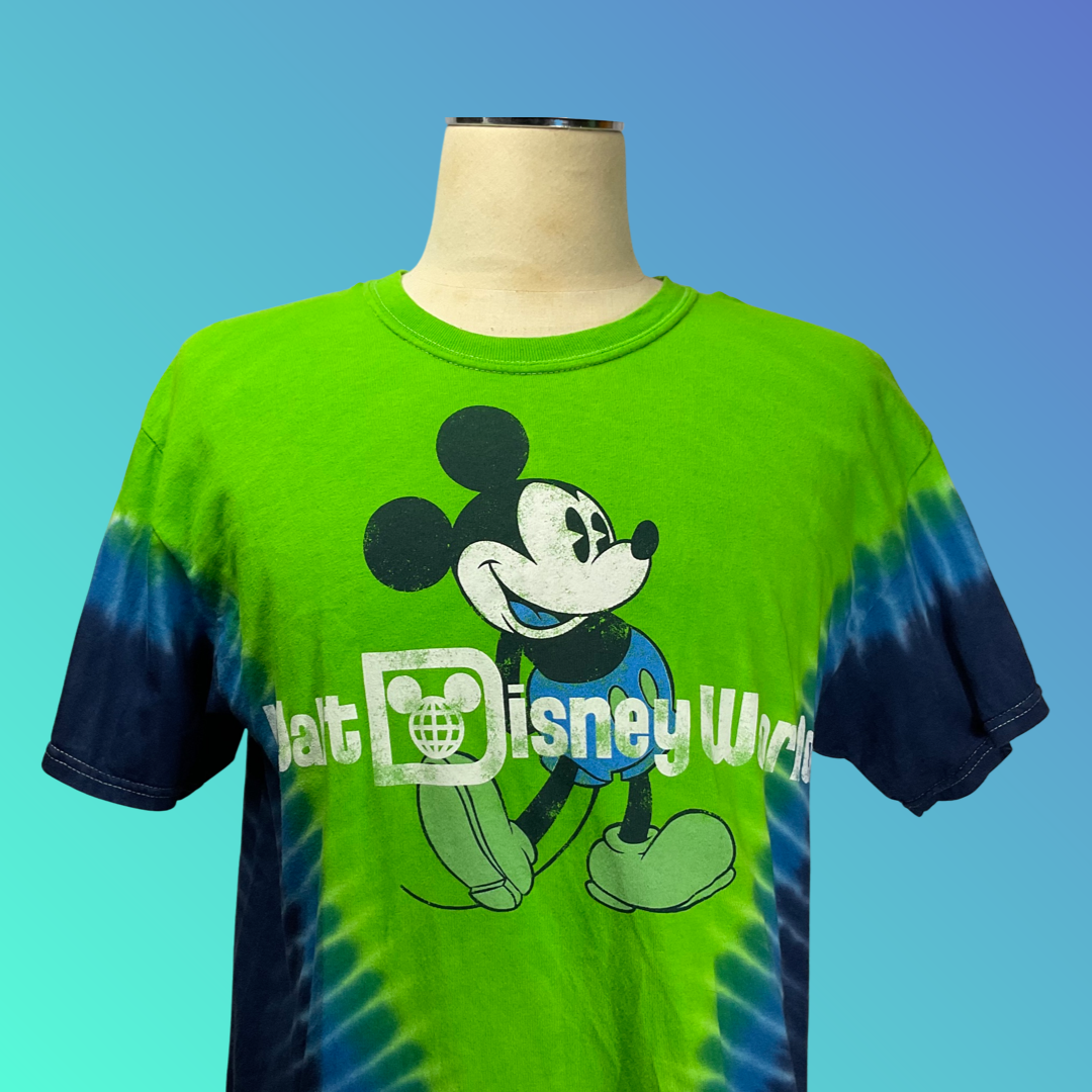 Disney Parks “Walt Disney World” Tye-Dye T-Shirt (L)