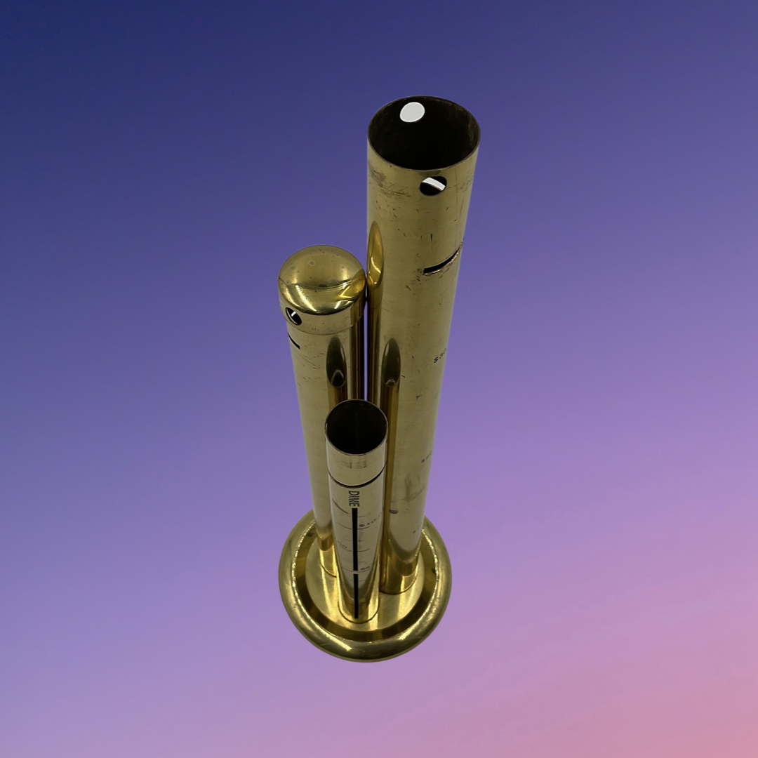 Brass Tower Tube Coin Bank