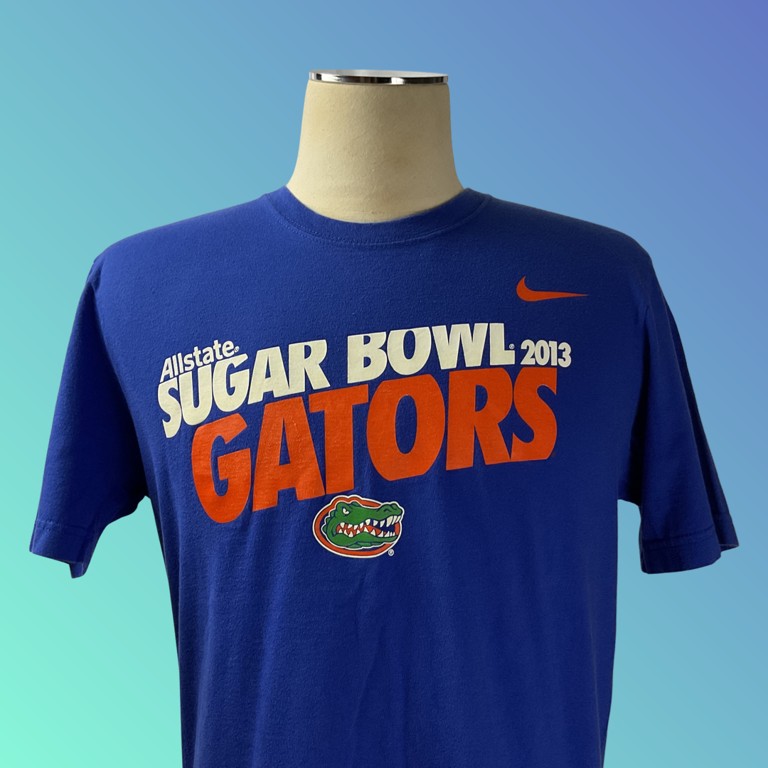 Nike “Allstate Sugar Bowl 2013 Gators” Blue T-Shirt (M)