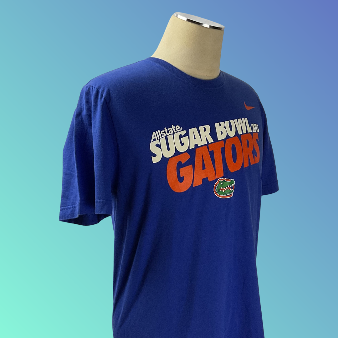 Nike “Allstate Sugar Bowl 2013 Gators” Blue T-Shirt (M)