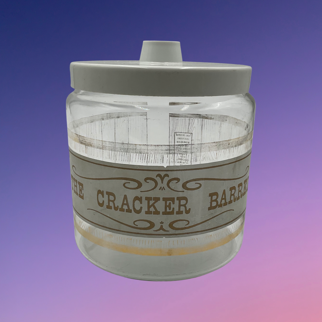 Pyrex The Cracker Barrel Jar