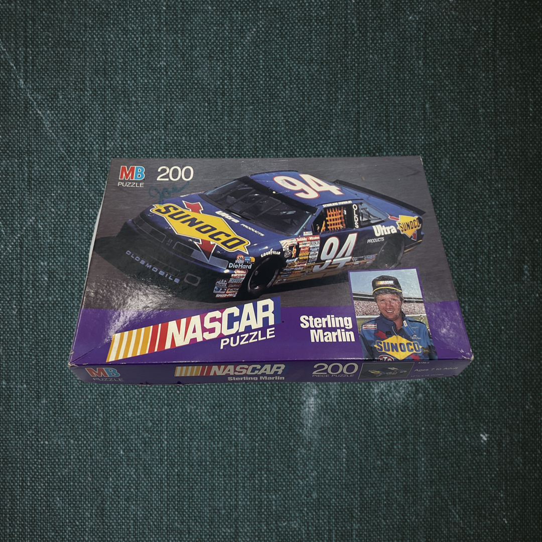 Milton Bradley NASCAR Sterling Marlin Jigsaw Puzzle (200 pcs)