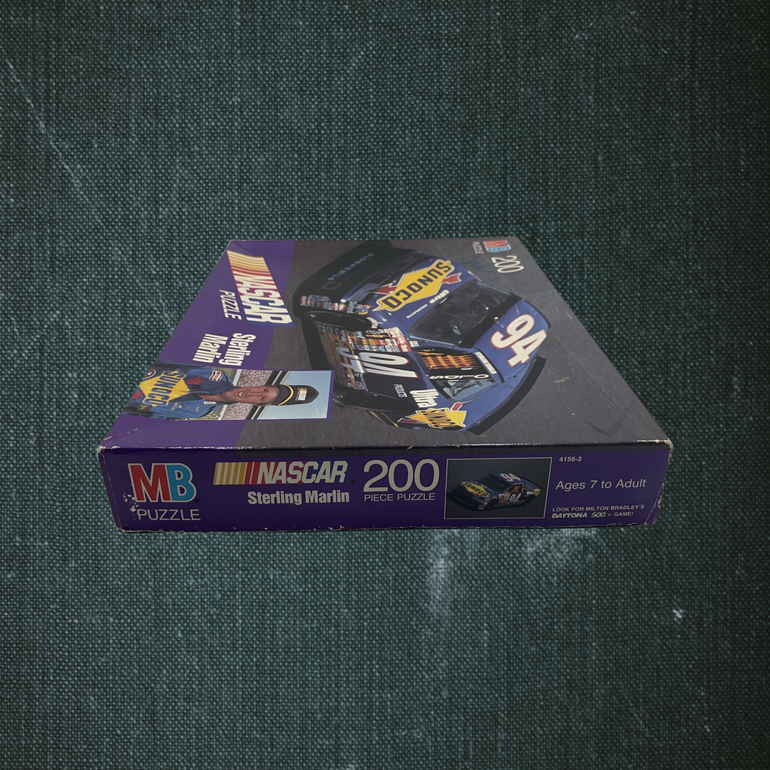 Milton Bradley NASCAR Sterling Marlin Jigsaw Puzzle (200 pcs)