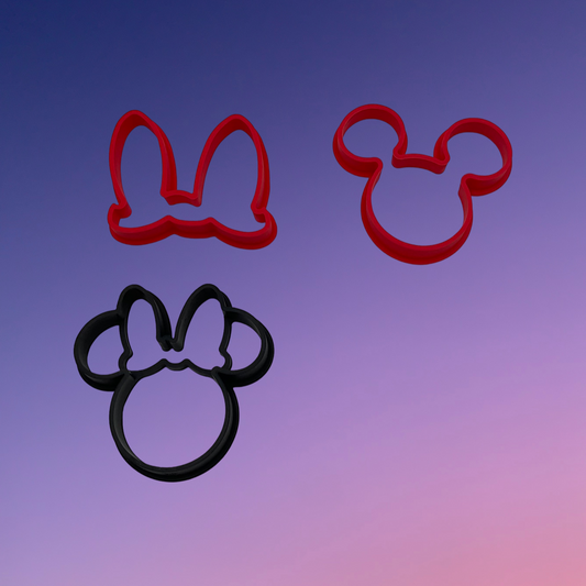 Disney Mickey and Minnie Mouse Breakfast Molds (Set of 4)