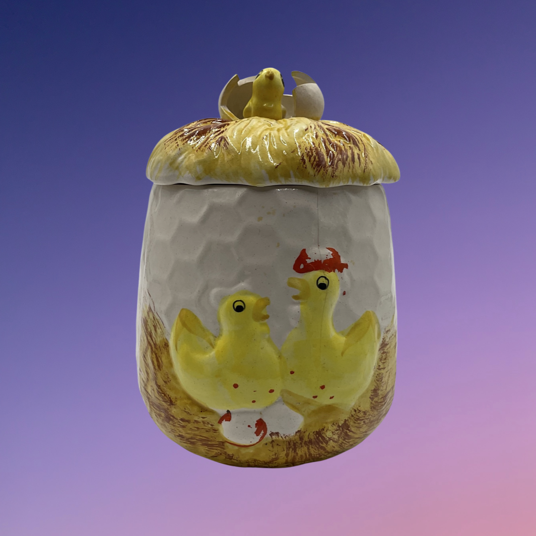 Sears Chicken Little 9" Ceramic Canister (1976)