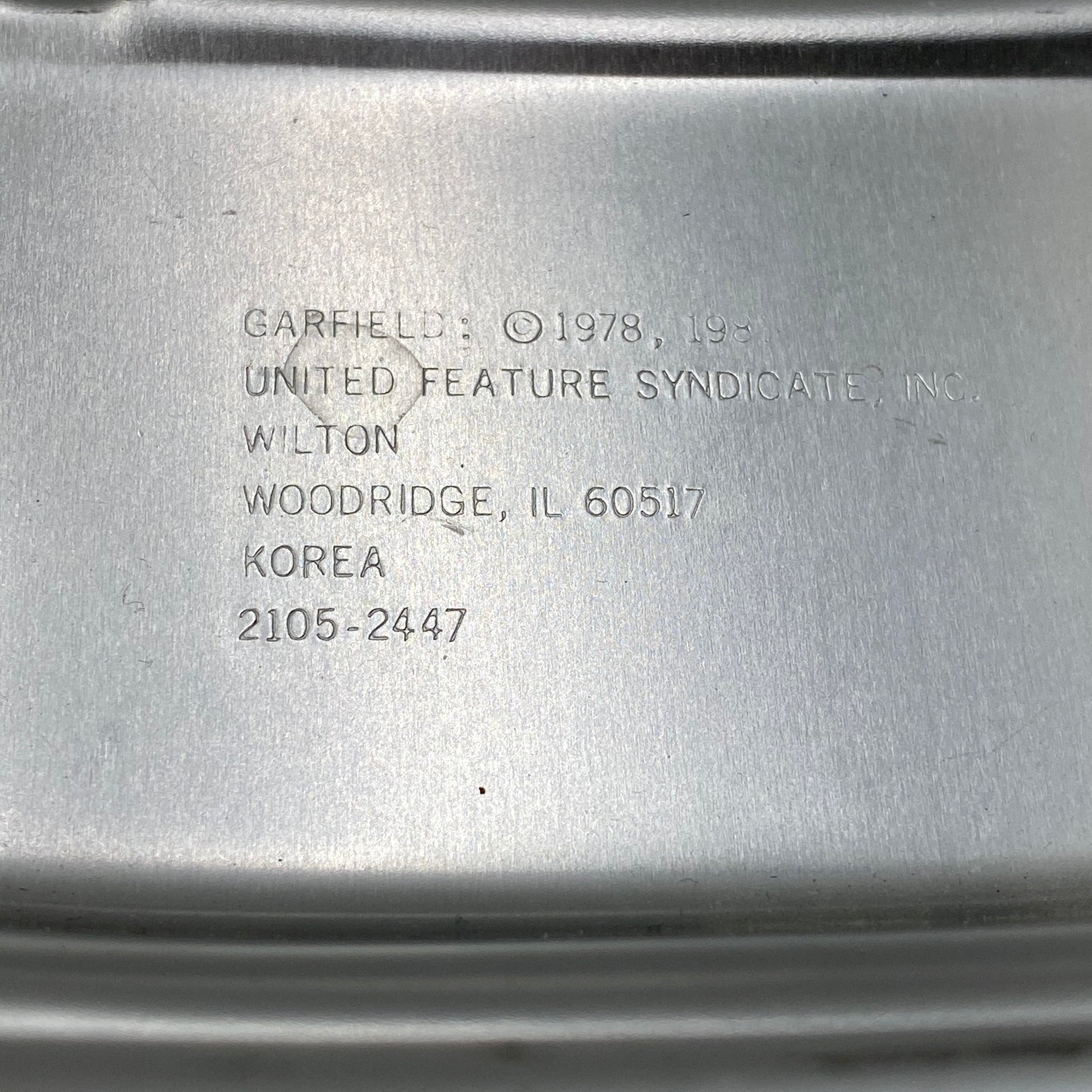 Wilton Garfield Cake Pan