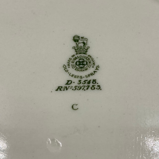 Royal Doulton Old Leeds Spray Luncheon Plate