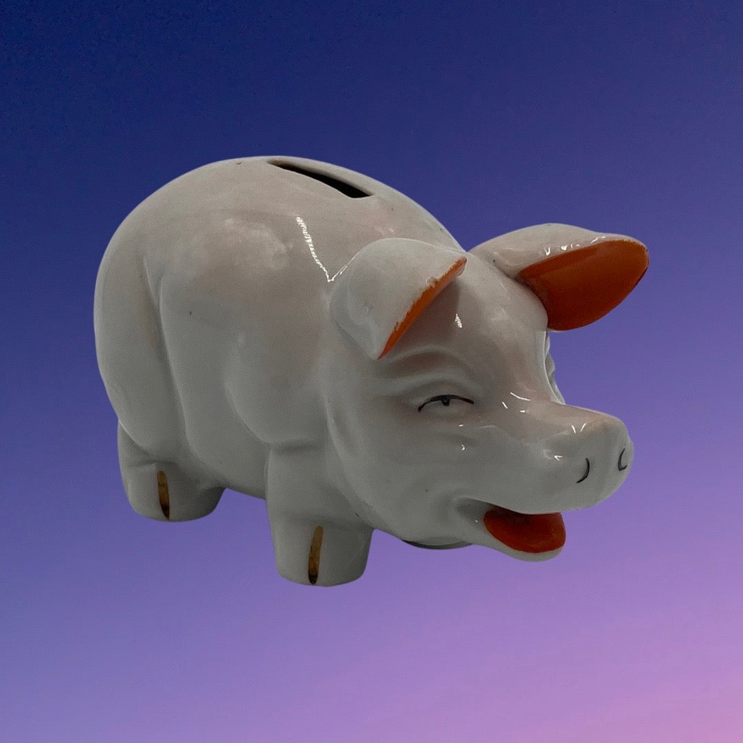 Japanese Porcelain Piggy Bank