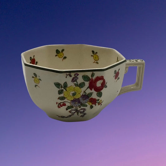 Royal Doulton Old Leeds Spray Flat Cup