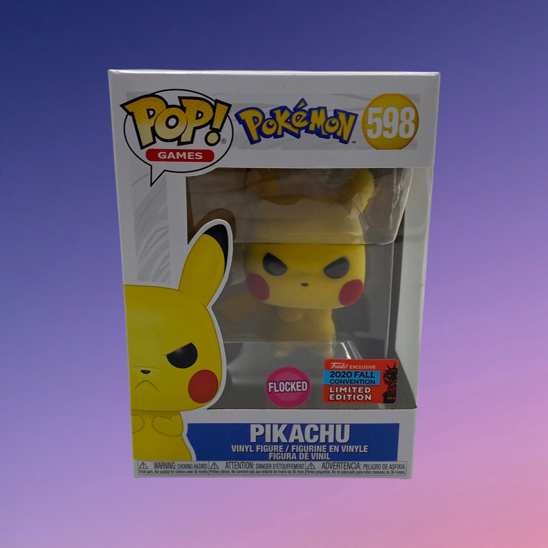 Funko Pop! Pokemon: Pikachu - Flocked (598)
