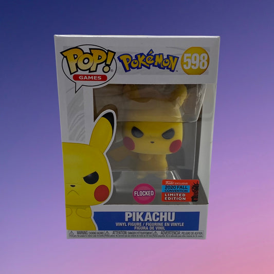 Funko Pop! Pokemon: Pikachu - Flocked (598)