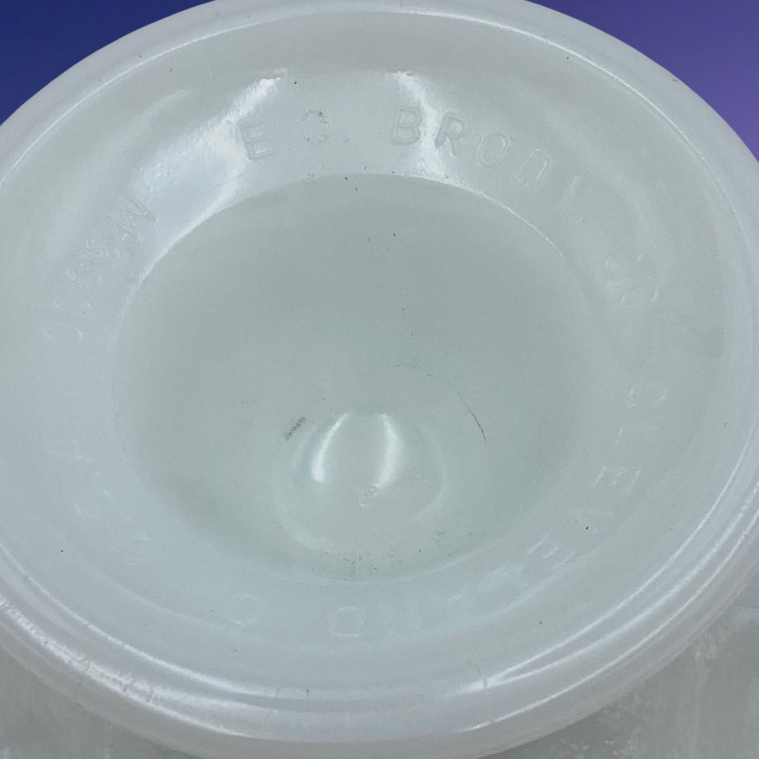 E.O. Brody Milk Glass Pedestal Vase (M3000)