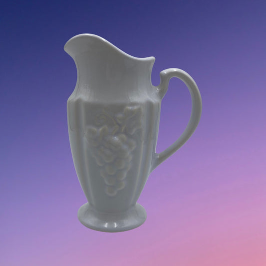 Haeger White Grape Pitcher (211-08)