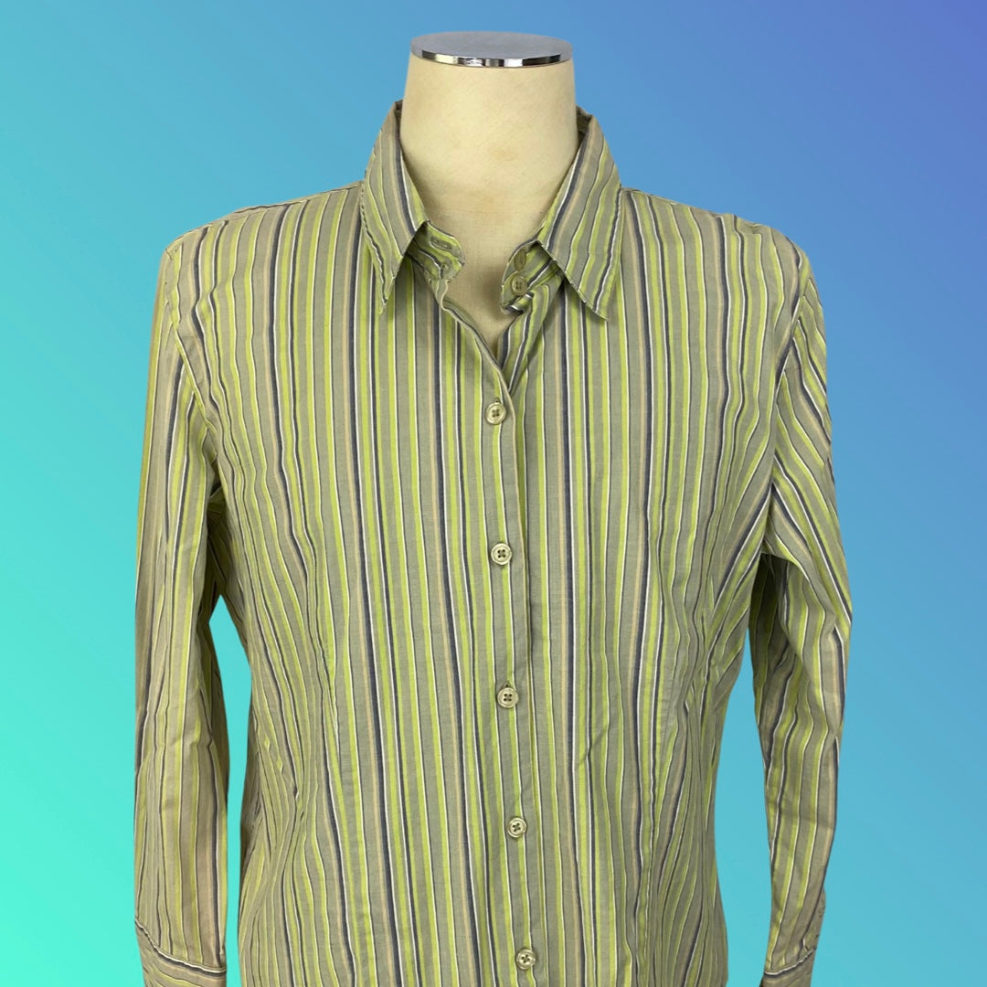 Jamaica Bay Long Sleeve Button Up Shirt (XL)